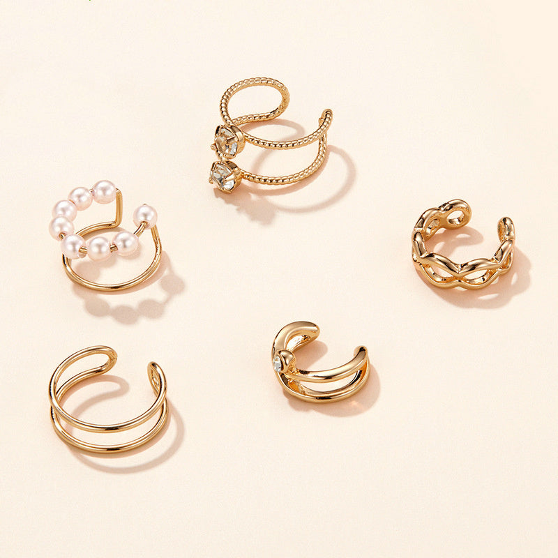 Alloy French Style Ear Cuffs Personalized Geometry